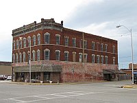 USA - Vinita OK - 1884 Building & Old Signage (16 Apr 2009)